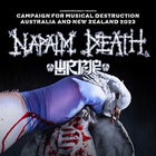 NAPALM DEATH ‘Campaign For Musical Destruction’ w/ Wormrot 